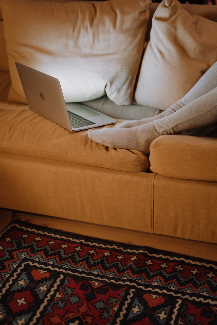 legs laptop typing macbook